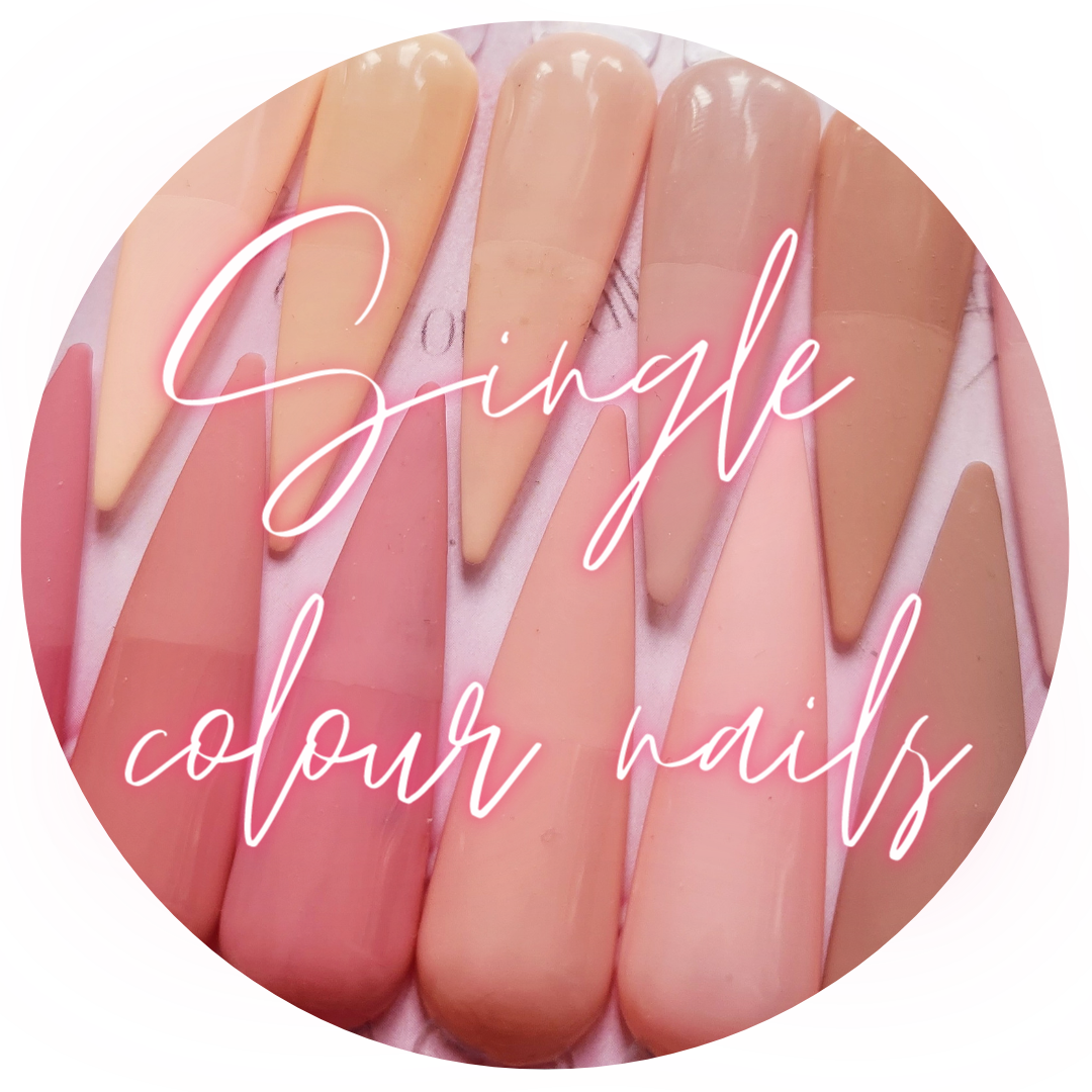 Single colour nails 💅