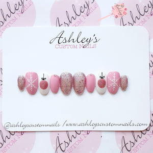 Pink baubles